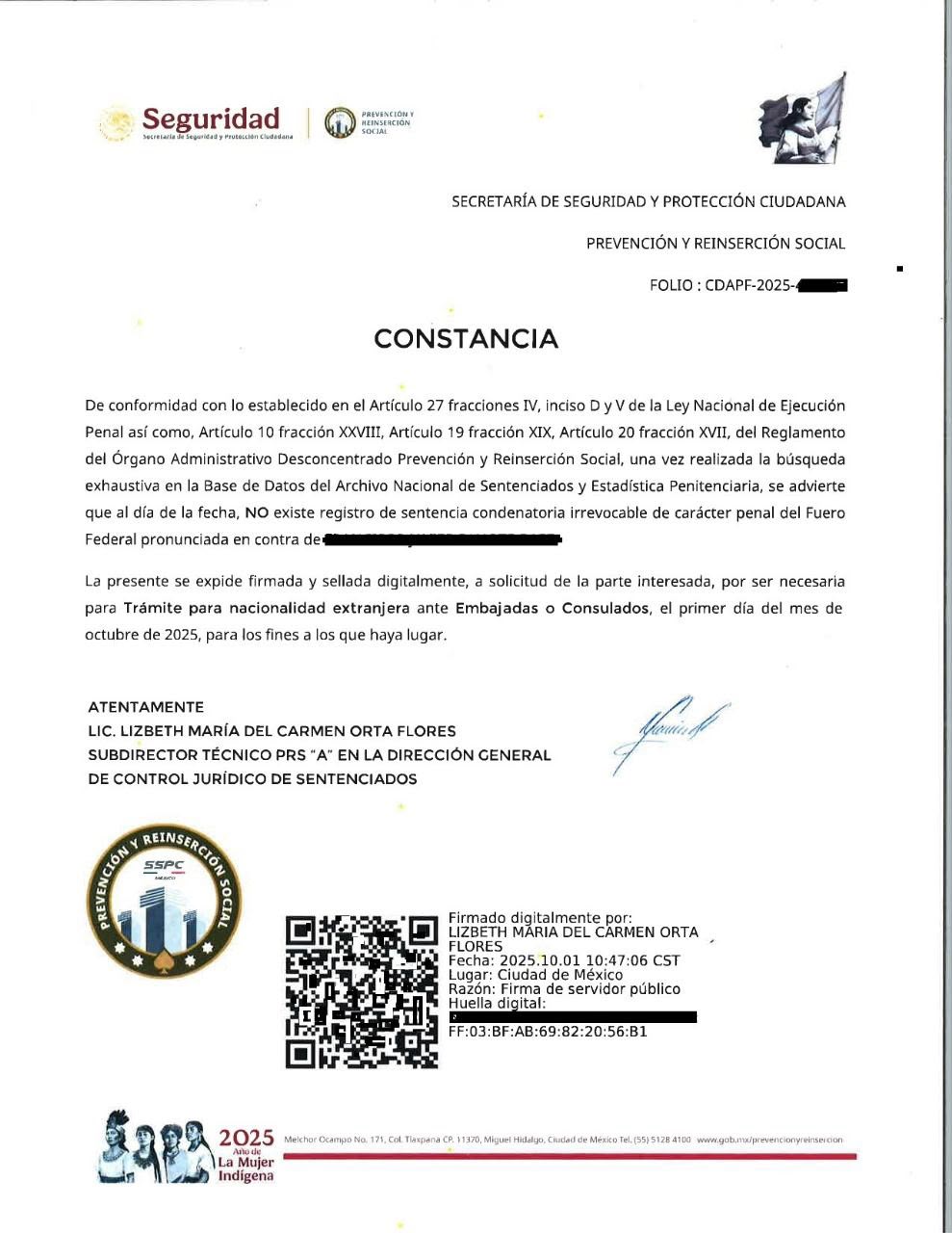 Antecedentes Penales